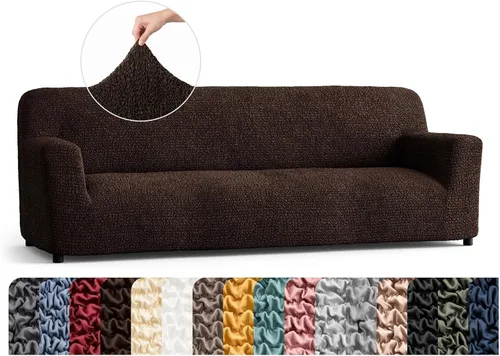 Vista 41 de PAULATO BY GA.I.CO. Funda para Silla - Funda para Sillón - Funda para Sillón - Funda de Tela Suave - Protector de Muebles Elegante de Ajuste Ceniza
