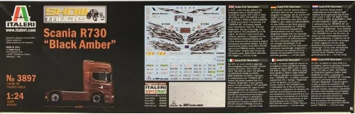 Vista 2 de Italeri Scania R730 Kit de modelo "Negro Ámbar