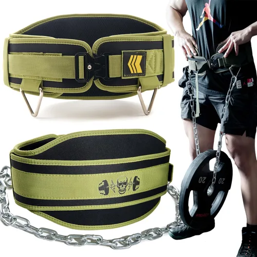 Vista 8 de Quick Locking Weighted Dip Belt for Weight Lifting,Weighted Pull up Belt