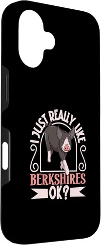 Vista 3 de iPhone 16 I just really like my Berkshire Pig Case