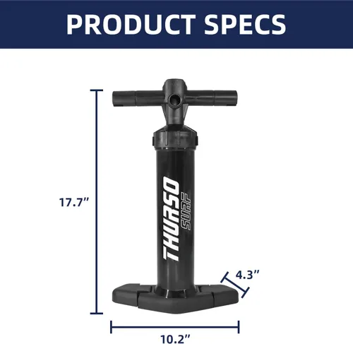 Vista 4 de THURSO SURF Paddle Board Pump SUP Replacement Hand Pump for Inflatables Inflation Deflation Lightweight Portable Max 29 psi