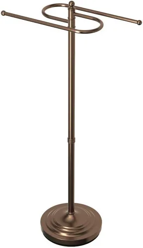 Vista 7 de Gatco Estilo S, soporte para toallas para piso, 1506 Níquel Satinado