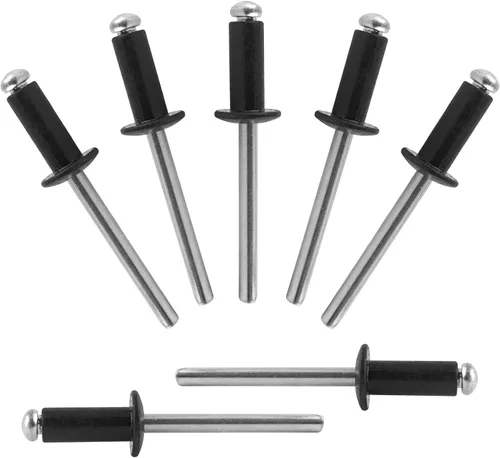 Vista 40 de ALLCLEAN 60 piezas de remaches ciegos de aluminio de 1/4" x 1", remaches pop de 6,4 x 25mm, agarre de aluminio y mandril de acero