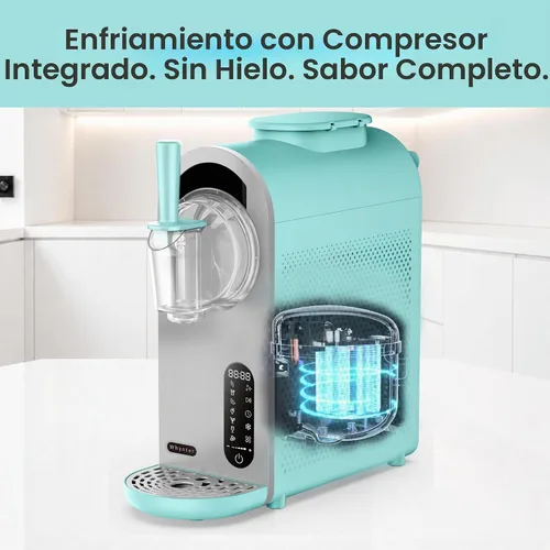 Vista 6 de Whynter Máquina de helado y granizado suave 7 en 1, 1.6 cuartos de galón Turquesa