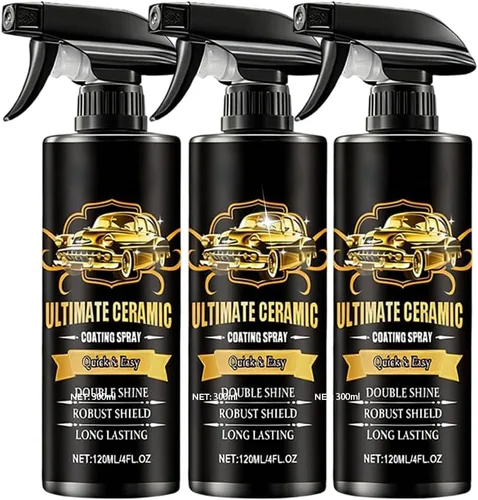 Vista 8 de Revestimiento de cerámica para automóviles, cera de automóvil 2025, aerosol portátil para detalles, protección de pintura duradera