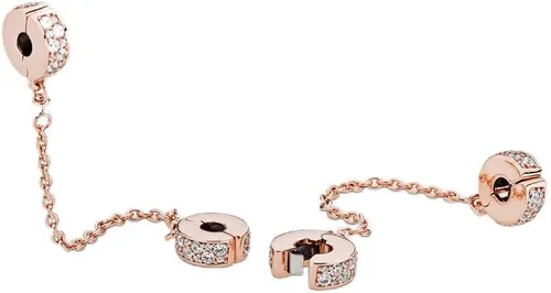 Vista 3 de Aiftiko - Cadena de seguridad, dije de plata de ley 925, cuentas de joyería, regalos para mujeres, pulsera y collar