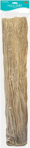 Vista 7 de Falda de rafia para hula, talla King, natural, accesorio de fiesta, 1 unidadpaquete