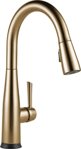 Vista 13 de Delta 9113TV-AR-DST Essa - Grifo de cocina, VoiceIQ, acero inoxidable ártico