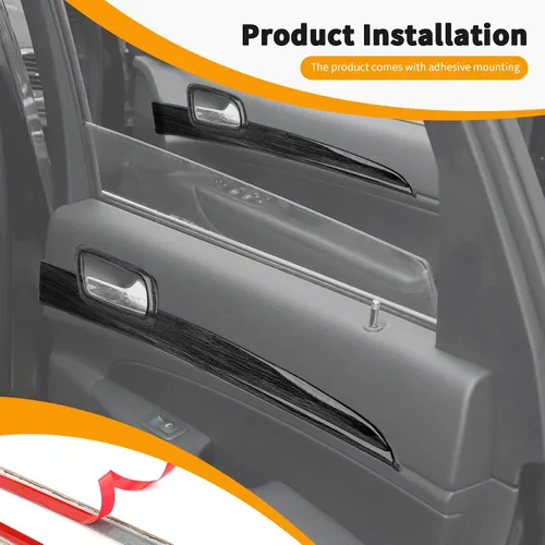 Vista 5 de Kit de Moldura del Panel del Tablero de la Consola Central y Kits de Cubierta de Manija de Puerta Interior Compatible con Jeep Grand Cherokee