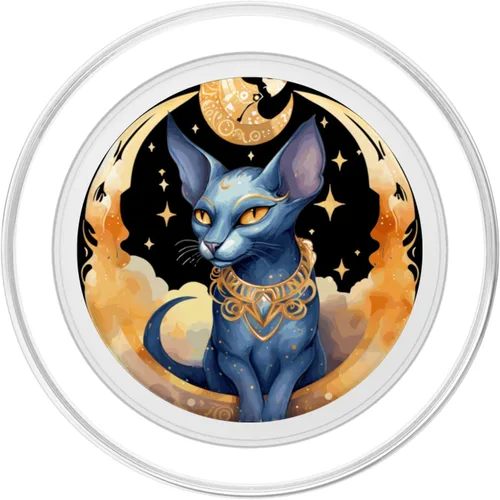 Vista 2 de Sphinx Cat: Enigmática belleza de una maravilla sin pelo PopSockets MagSafe PopGrip para iPhone