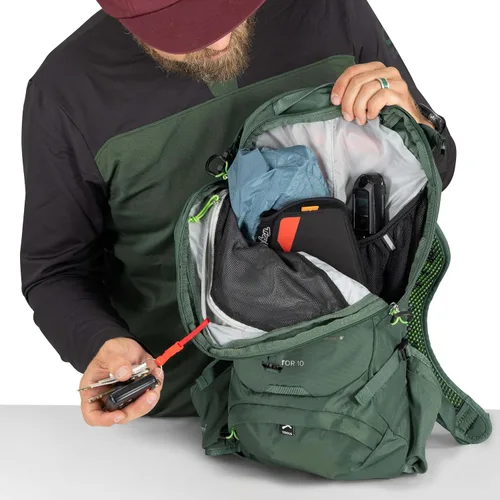 Vista 10 de Osprey Raptor 10L Men's Biking Backpack with Hydraulics Reservoir