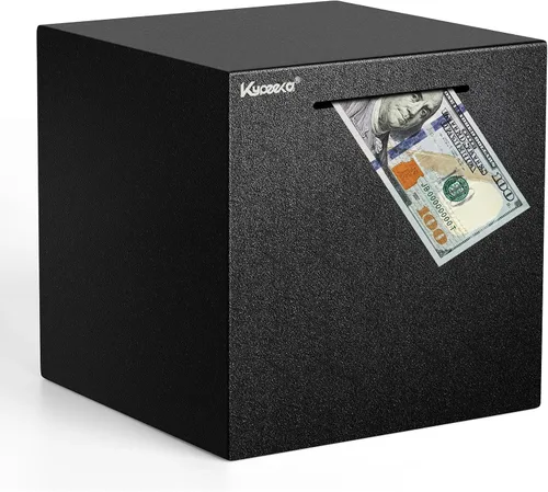 Vista 10 de Alcancía para adultos debe romperse para abrir, alcancía irrompible de acero inoxidable para adultos, caja de ahorro de metal para ahorrar dinero