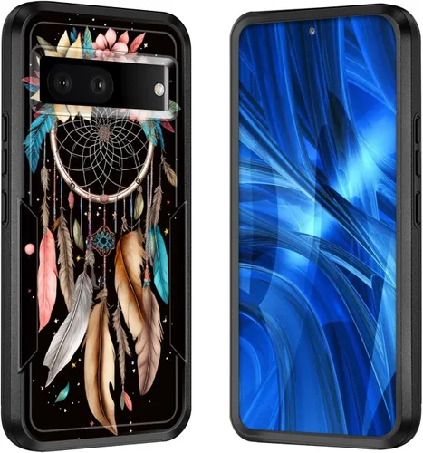 Vista 71 de Funda para Pixel 7A, [probada contra caídas de grado militar] Funda protectora resistente a prueba de golpes para Google Pixel 7A de 6.1 pulgadas