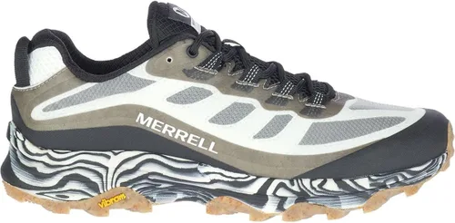 Vista 5 de Merrell Moab Speed Solution Dye - Zapatos de senderismo para hombre color negro y blanco