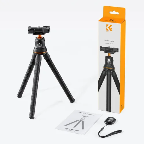 Vista 8 de K&F CONCEPT Mini trípode flexible