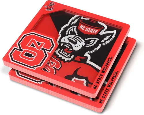 Vista 28 de YouTheFan NCAA Serie Logo 3D NCAA Posavasos