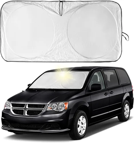 Vista 134 de Parasol para parabrisas de ajuste personalizado, cubierta para ventana delantera, visera plegable 210T, protector que bloquea los rayos ultravioleta