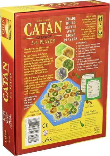 Vista 3 de Catan Extensión, 5-6 jugadores, 5ta edición