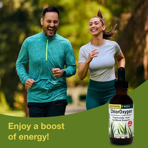 Vista 4 de Herbs Etc. ChlorOxygen - Gotas de limonada – 50 mg de clorofila – Apoyo de energía y vitalidad – 1 onza líquida (66 porciones)
