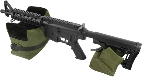 Vista 6 de Twod Bolsas de Descanso para Tiro Exterior - Apoyo de Banco para Deportes de Tiro con Soportes de Sacos de Arena Delantero y Trasero para Tiro
