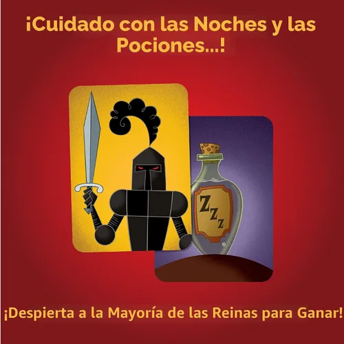 Vista 5 de Reinas Durmientes Juego de cartas, 79 Cartas (versión E.U.)