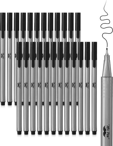 Vista 16 de Mr. Pen - Bolígrafos de punta fina, paquete de 12, bolígrafos de punta fina, bolígrafos de colores, bolígrafo para diario, bolígrafo para diario