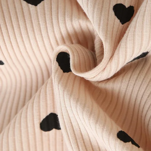 Vista 6 de Conjunto de mameluco y pantalón de manga larga para niña de 3 piezas