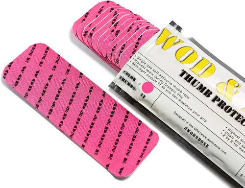 Vista 4 de WOD&DONE Cinta de protección de pulgar atlética precortada de 2 pulgadas para levantamiento de pesas olímpico de fitness funcional