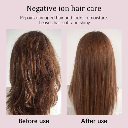 Vista 6 de SRIHAIR - Cepillo alisador de cabello con 5 temperaturas, peine de iones negativos, peine alisador eléctrico portátil, cepillo de pelo calentado