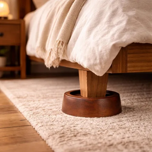 Vista 2 de T one Elevadores de cama de madera (sin plástico), elevadores de muebles, elevadores de mesa, elevadores de cama, elevadores de sofá, elevadores