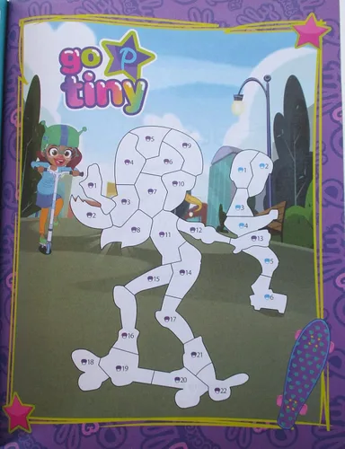 Vista 3 de Polly Pocket Sticker by Numbers Book - Más de 100 calcomanías y 6 imágenes vibrantes para rellenar