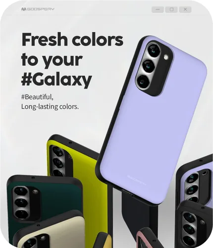 Vista 2 de GOOSPERY Funda tipo cartera magnética compatible con Galaxy S23, con tarjetero, cierre automático por imán, cubierta protectora de doble capa, Lila