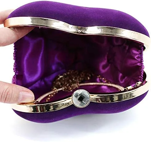 Vista 5 de Sun Kea Bolso de mano con forma de corazón para mujer, bolso de mano elegante, bolso de hombro
