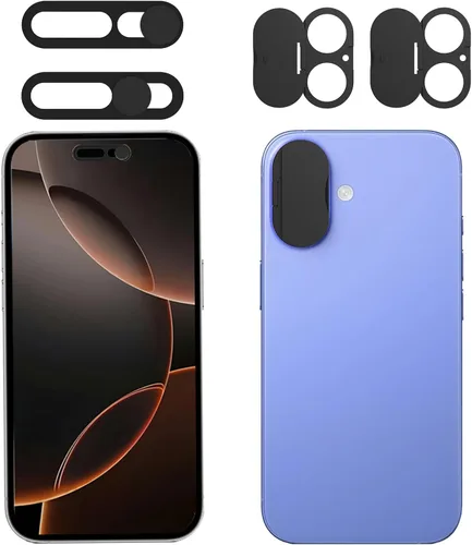 Vista 17 de Funda de privacidad compatible con 13 Pro/iPhone 13 Pro Max con cubierta de cámara frontal, protege la privacidad y la seguridad, pero no afecta