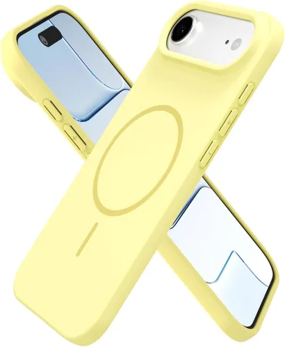 Vista 95 de Oakxco Funda de Silicona Mag Safe para iPhone 12 Pro Max, Funda Magnética Delgada y Fina Compatible con Carga Inalámbrica MagSafe, Bonita Funda