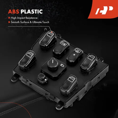 Vista 5 de A-Premium Left Driver Master - Interruptor de ventana eléctrico compatible con Mercedes-Benz W163 ML320 1998-2003 ML430 ML500 ML55 AMG, repuesto #