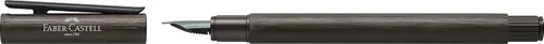 Vista 2 de Faber-Castell Pluma estilográfica NEO Slim, Aluminio Gunmetal - Grueso