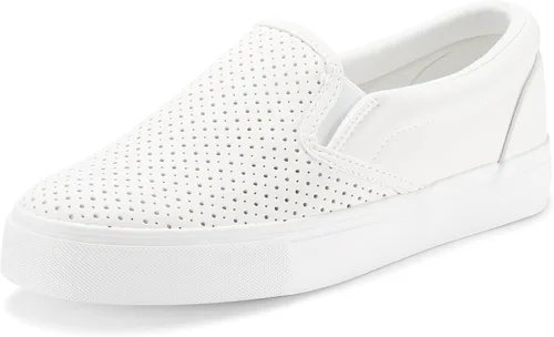 Vista 5 de JENN ARDOR - Tenis informales de moda para mujer, cómodos tenis planos sin cordones
