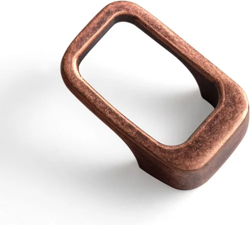 Vista 9 de Goo-Ki - Tiradores para armario de latón antiguo con centros de agujero de 0.6" (16MM), tiradores retro de aleación de zinc para cajones, armarios