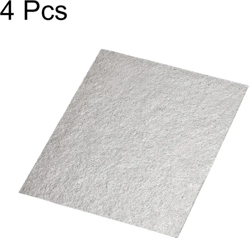 Vista 3 de uxcell Cubierta de guía de ondas para horno de microondas, placa de mica, placa de aislamiento, kit de reparación de 3.9 x 4.7 pulgadas, 4 piezas