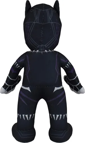 Vista 3 de Marvel Black Panther Figura de peluche de 10 pulgadas, un superhéroe para jugar y exhibir