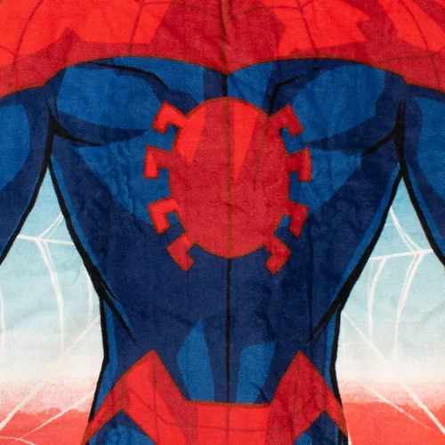 Vista 5 de Marvel Poncho para niños, color rojo, talla única