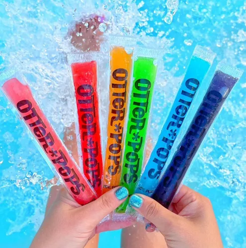 Vista 7 de Otter Pops Freezer Pops, paquete variado original, 1oz, 100