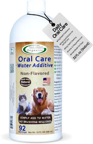 Vista 9 de Aditivo de agua para el cuidado bucal para gatos y perros, soporte dental suave, reduce los olores del aliento, promueve la salud de las encías, sin