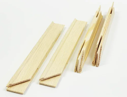 Vista 5 de WholeArtsFrames-com (SB6-075) - Barras de madera maciza de 0.75 pulgadas de profundidad de 6 pulgadas, marco de ensanchamiento de lienzo de madera