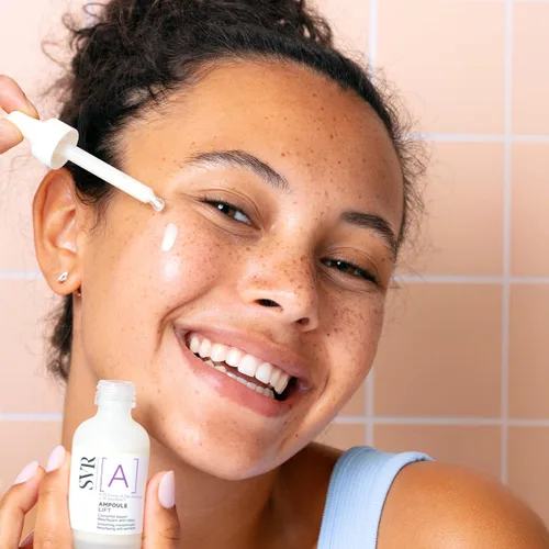 Vista 2 de SVR [A] Concentrado - Suero facial - Retinol puro ayuda a reducir visiblemente la apariencia de líneas finas, manchas oscuras - Mejora la firmeza