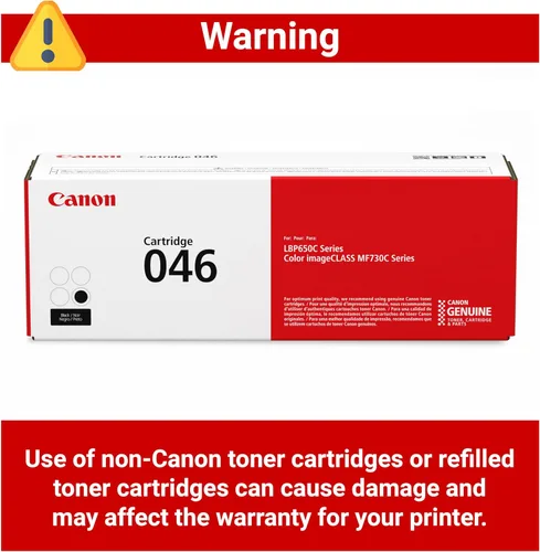 Vista 4 de Canon Cartucho de tóner negro 046 original compatible con LBP654Cdw, MF731Cdw, MF733Cdw, MF735Cdw