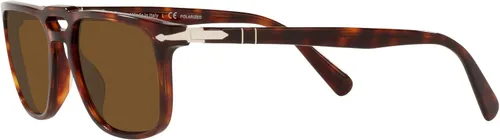 Vista 3 de Persol PO3273S - Gafas de sol rectangulares, Gris Gradiente Verde RayasGris Claro Gradiente Gris Oscuro