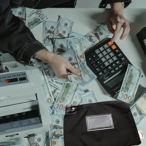 Vista 5 de Bolsa de banco con bloqueo de lona con llave de seguridad (negro)