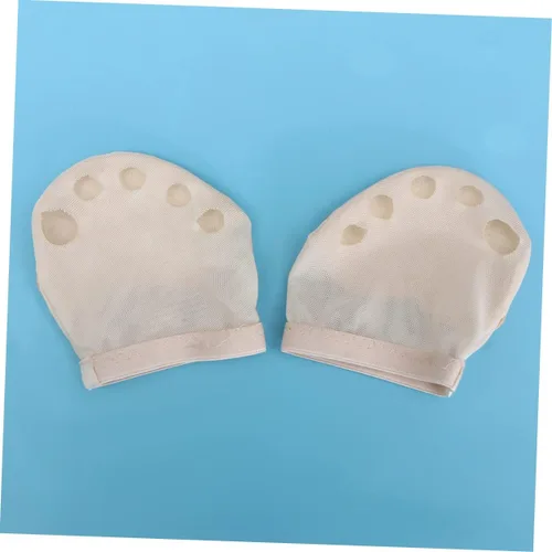 Vista 2 de Healvian 1 Pair Jazz Shoes Ballet Foot Thongs Pad Paws Dance Shoes Dance Socks Metatarsal Pads Half of Womens High Heel Shoes Ballet Toe Protector